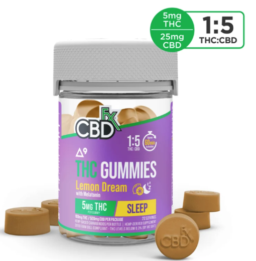 CBD Gummies + THC: Lemon Dream